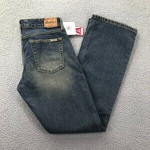 LEVIS Signature Womens Size 11 Low Rise Slim Bootcut Vintage Wash Denim Jean NEW
